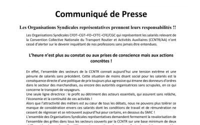 Communiqué de Presse