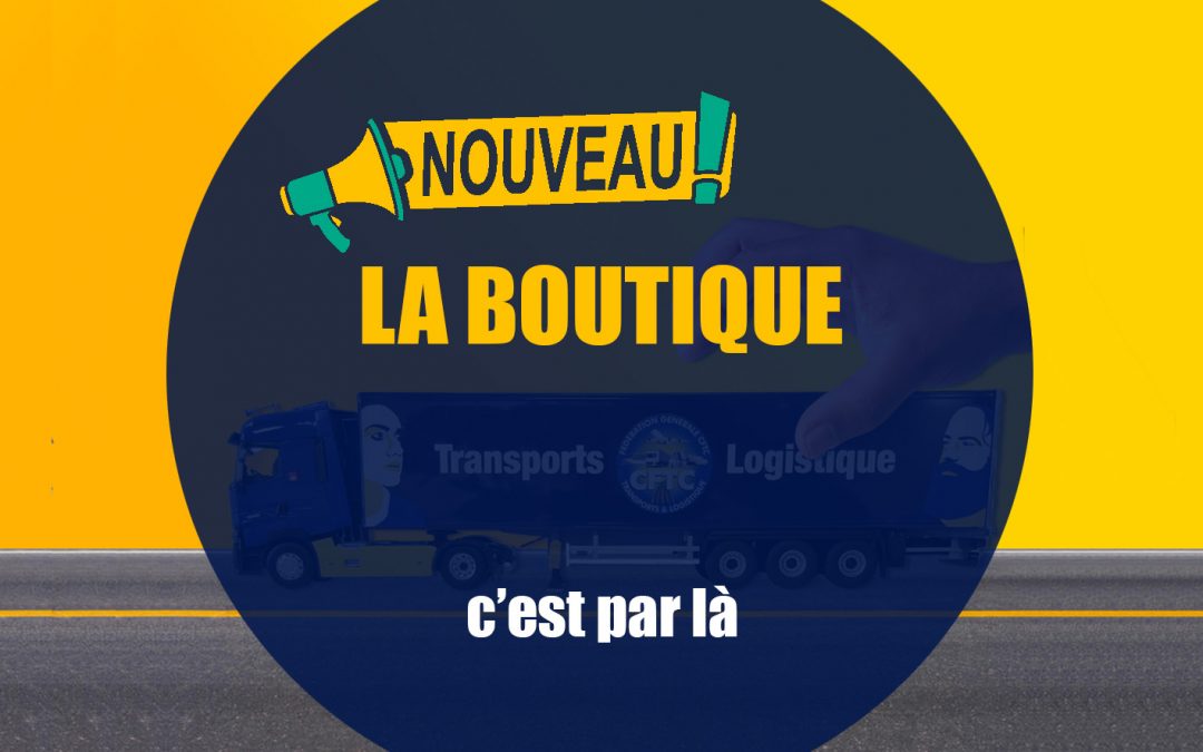 NOUVEAU ! LA boutique de la fédération.