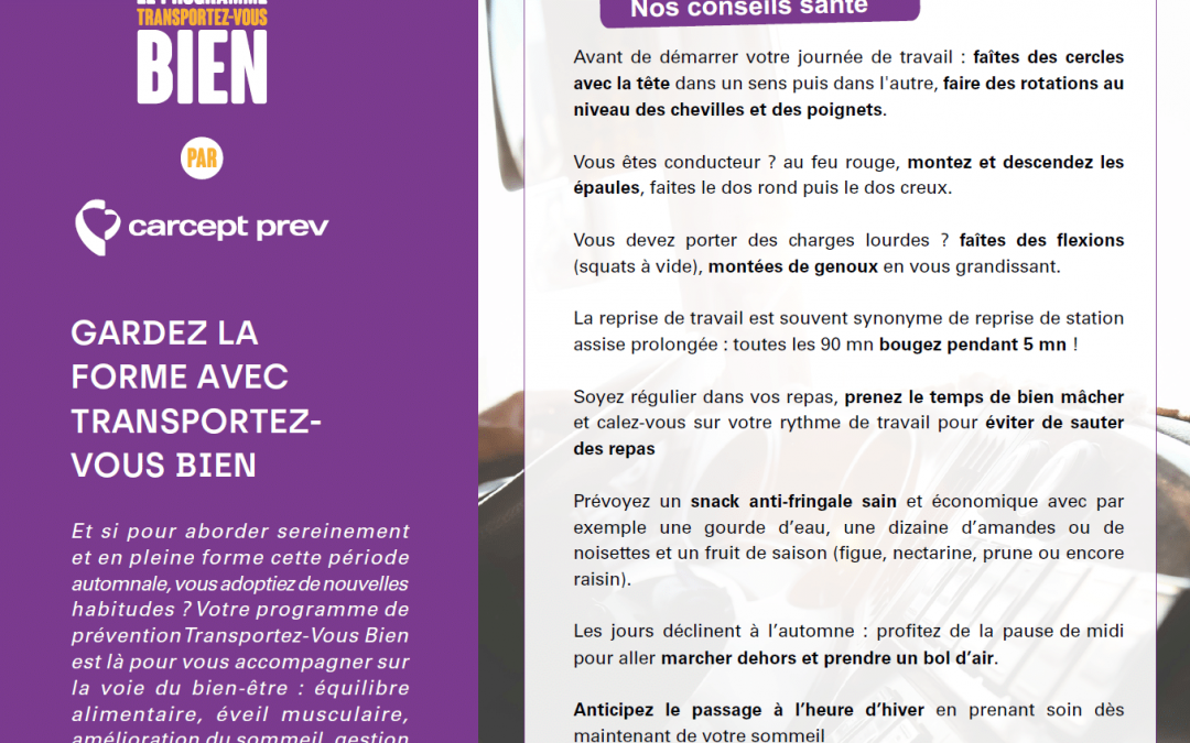 Prendre soin de soi au début de l’hiver : notre partenaire #TVB vous informe